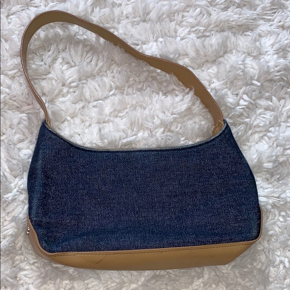 Denim shoulder bag